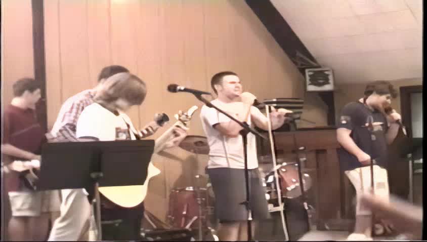 Easter & Spring 2003 - Brett's band - Jacob baseball - Brett scrimmage